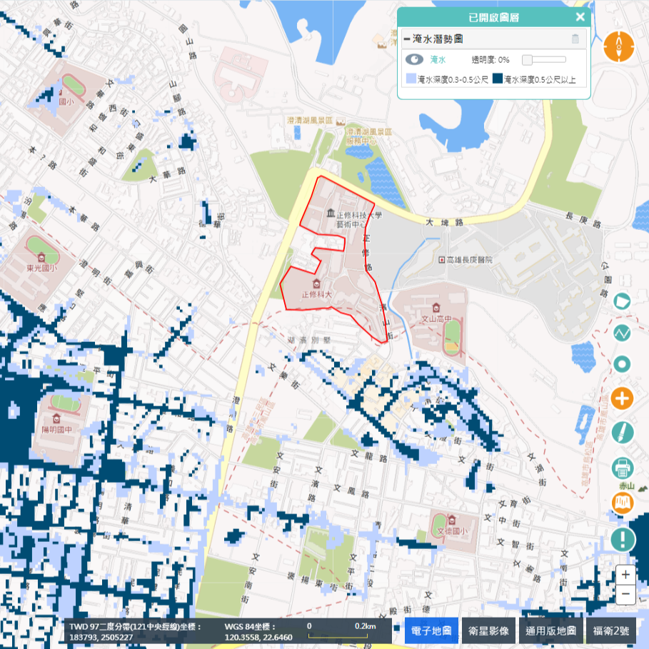 Flood Disaster Potential Map